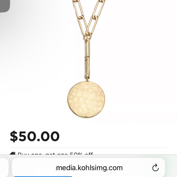 Bella Uno Link Disc necklace - Picture 6 of 6